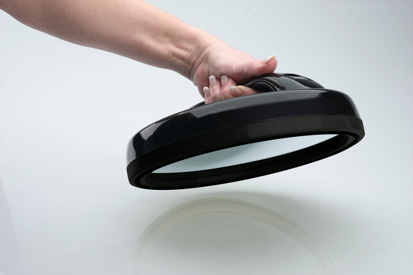 Sibel Hand Held Mirror Magic Black 22cm